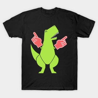 Yay Big Hand Funny T-rex Gift T-shirt For Lover T-Shirt